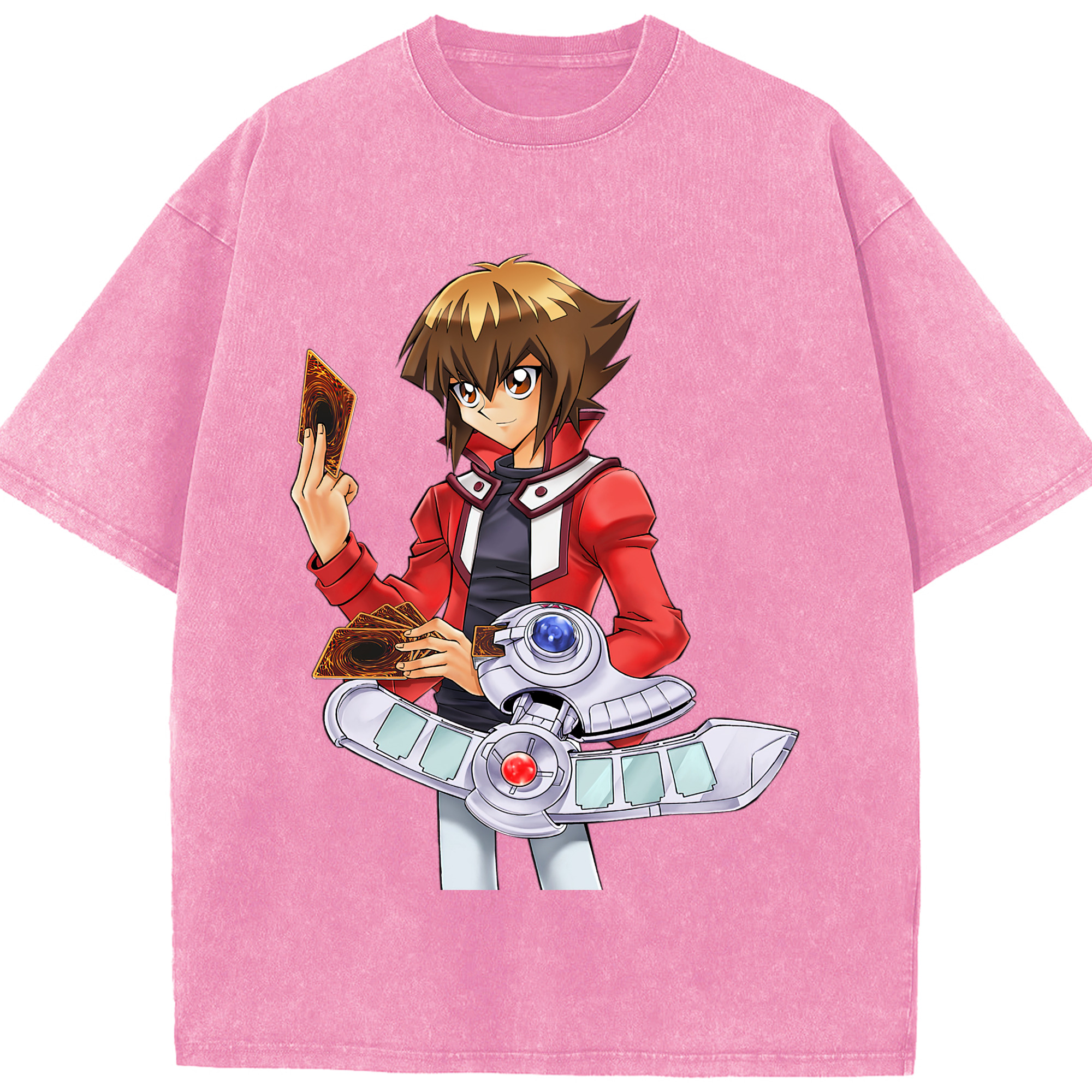 （画像用） 遊☆戯☆王 Yu-Gi-Oh! 綿100% ヴィンテージ風 半袖Tシャツ（フロントプリント）